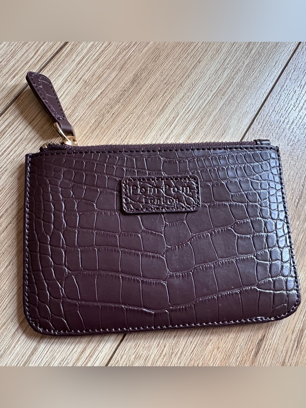 Pom Pom London | Chelsea Coin Purse | Chocolate